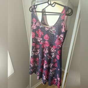Floral Sleeveless Mini Dress